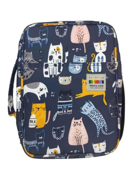 Other - Cat Print Large Capacity Colored Pencil Case Organizer 48 Slots Multi Layer Bag